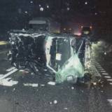 【中国道】　20歳の女子大学生2人が乗った軽乗用車 夜の高速道路で横転…1人死亡1人重傷