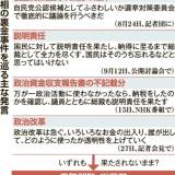 【自民党】裏金「説明責任」どこへ？石破首相　関係議員の処遇、明言せず