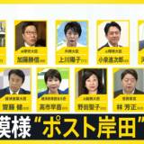 【自民党総裁選】混戦模様、10人近い議員が立候補へ