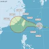 台風11号、台湾に接近中  1日夜に海上警報発令の見通し