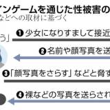 【ＳＮＳに誘導】最年少は８歳、小学生も目立つオンラインゲームでの性犯罪被害…「ボイスチャット」で女性になりすまし接近