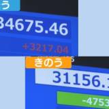 【株価】「先行きが見通せない」と専門家　株価の歴史的暴落から一転“過去最大上げ幅”　不安定な値動き続くか