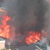 【ライブ映像】横浜 山下町の中華街で火事