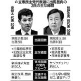 【政治】立憲民主党代表選は新旧対決へ…泉氏と枝野氏が出馬の意向