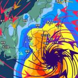 【台風7号最大瞬間風速60m予想】関東地方　暴風域ともない強い勢力で16日（金） 最接近か