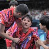 【パリ五輪】卓球日本男子、2-0から逆転負け！張本も崩れ落ちる悲劇　準決勝でスウェーデンに敗れる...