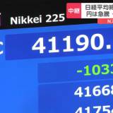 【株価】日経平均株価 終値1033円安　今年最大の下げ幅　半導体関連株に売り注文