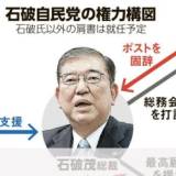 【朝日新聞】石破人事、固辞相次ぎ火種　難しい挙党態勢、船出は分断消えぬまま