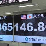 【速報】円相場1ドル＝146円台