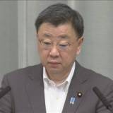 「日中韓の首脳会談」に意欲 松野長官 処理水放出に中国が反発する中
