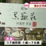 【食中毒】湧き水がノロウイルスに汚染」患者数は458人に　大分県由布市の旅館で集団食中毒