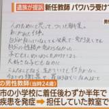 【福岡県】春日市の小学校　新任教師が教室で自殺　遺族が提訴