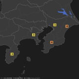 【地震速報】千葉県で最大震度4の地震が発生しました(12:12頃発生)